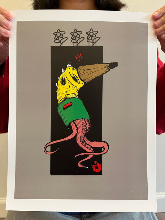 KnoFu Exclusive Artist Print - HEADCASER