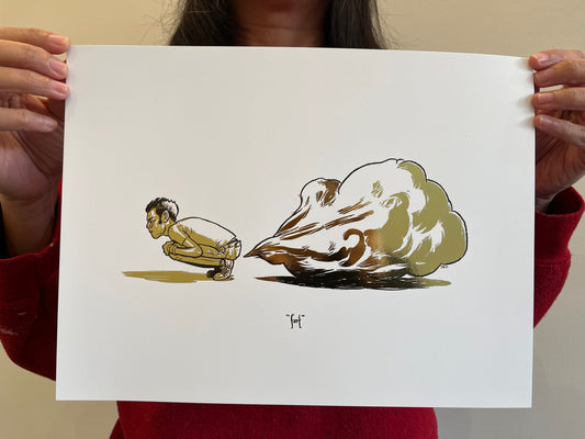 KnoFu Exclusive Artist Print - Joe To "Fart"
