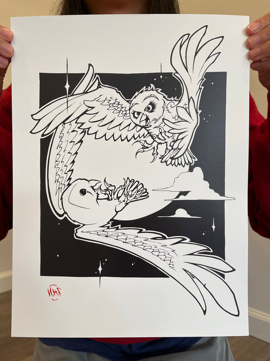 KnoFu Exclusive Artist Print - Nick Fregosi "PUEO"